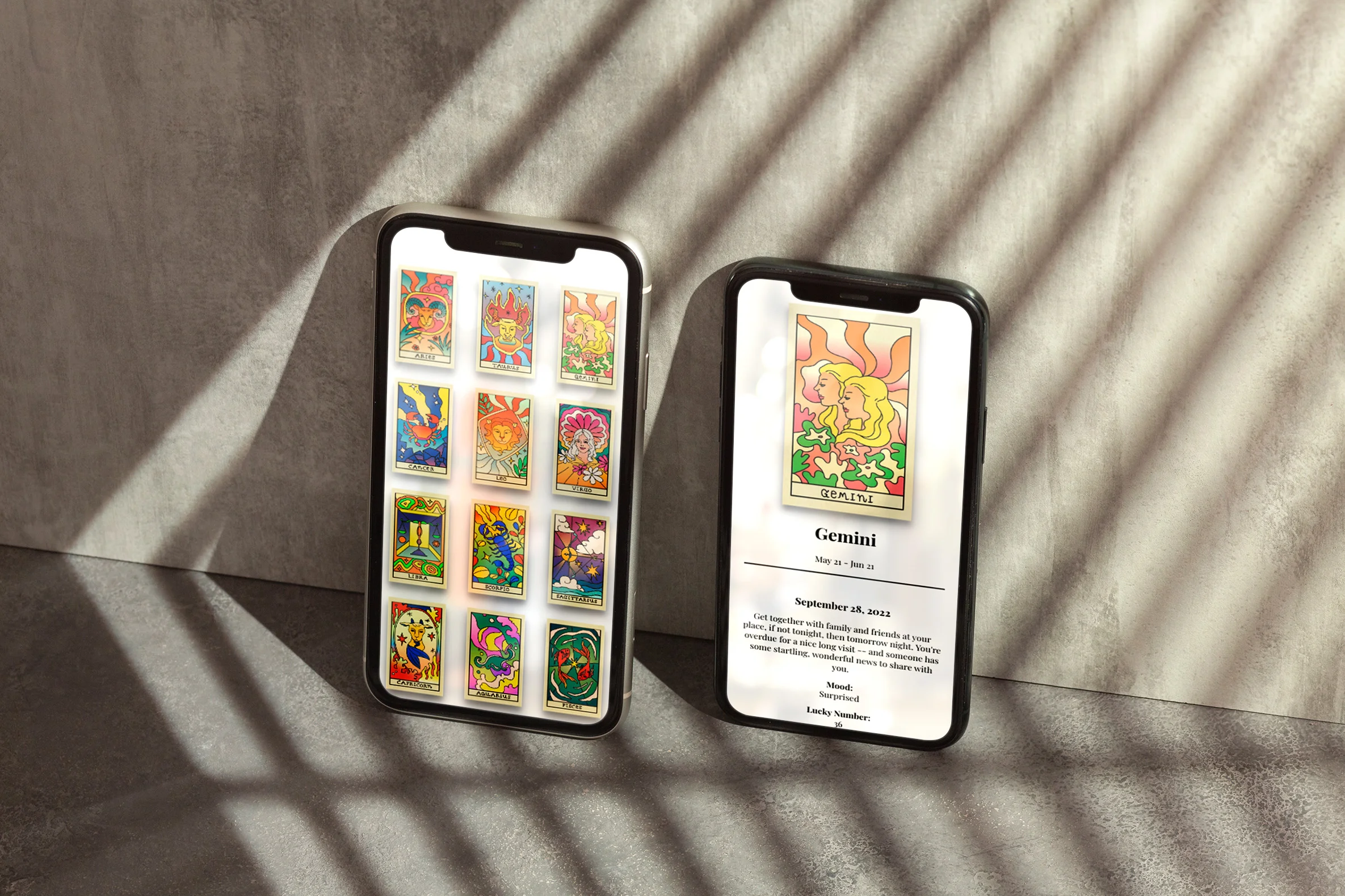 iphone rendering for daily astrologie app